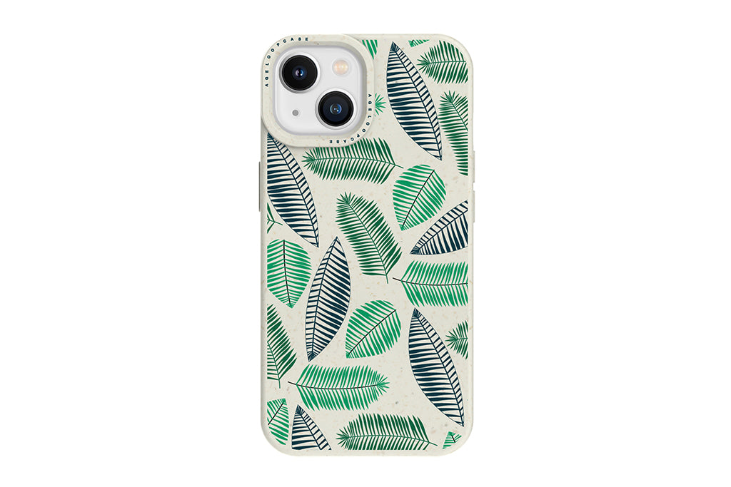 iPhone 14 Case With Banana Leaf Pattern