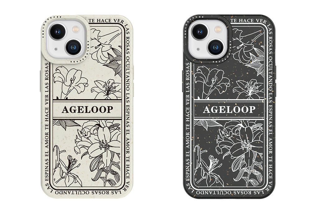 Two flower pattern iphone 14 Max cases