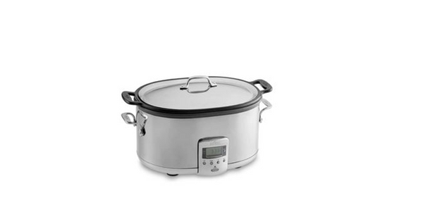 All-Clad 7-Quart Slow Cooker with Aluminum Insert in Silver