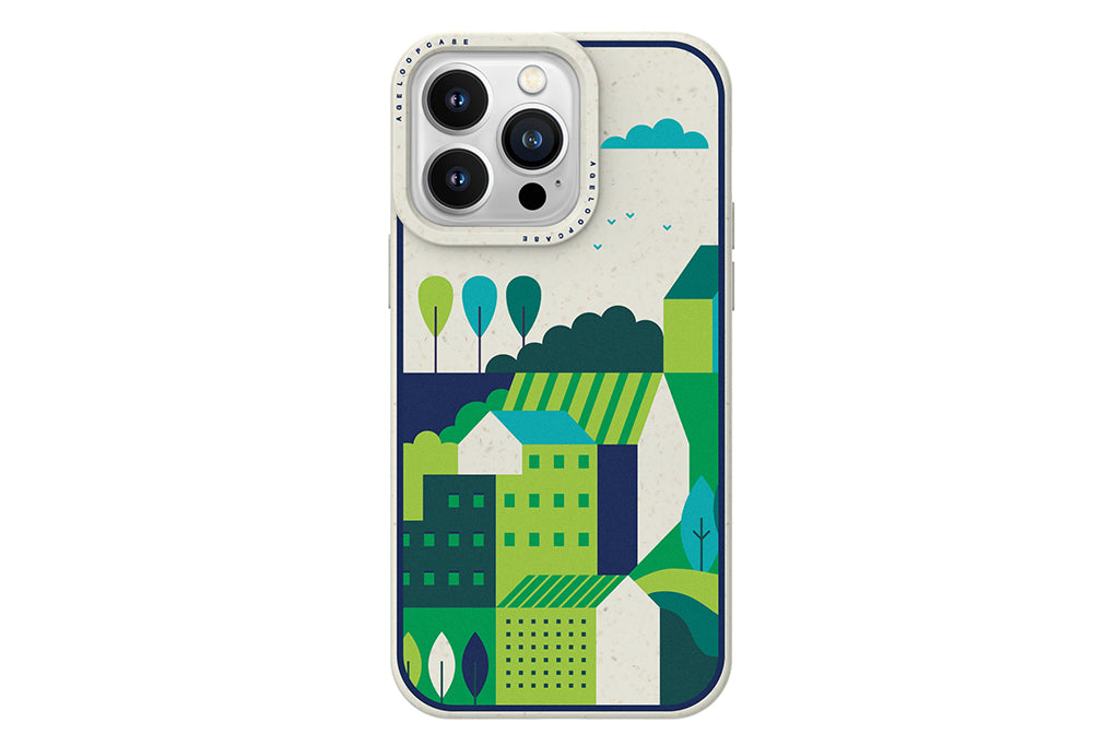 iPhone 14 pro max Case With Eco Village Picture