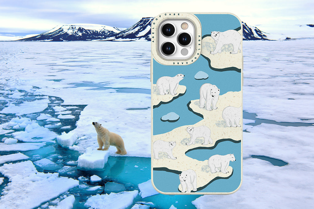 Polar Bear pattern iPhone 12 Case