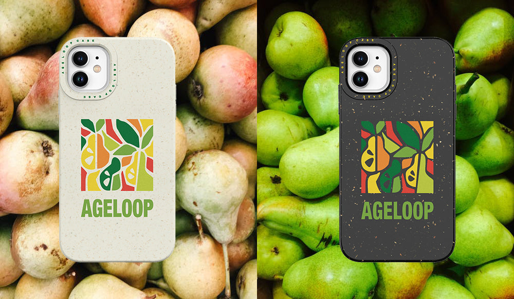 colorful pear phone case