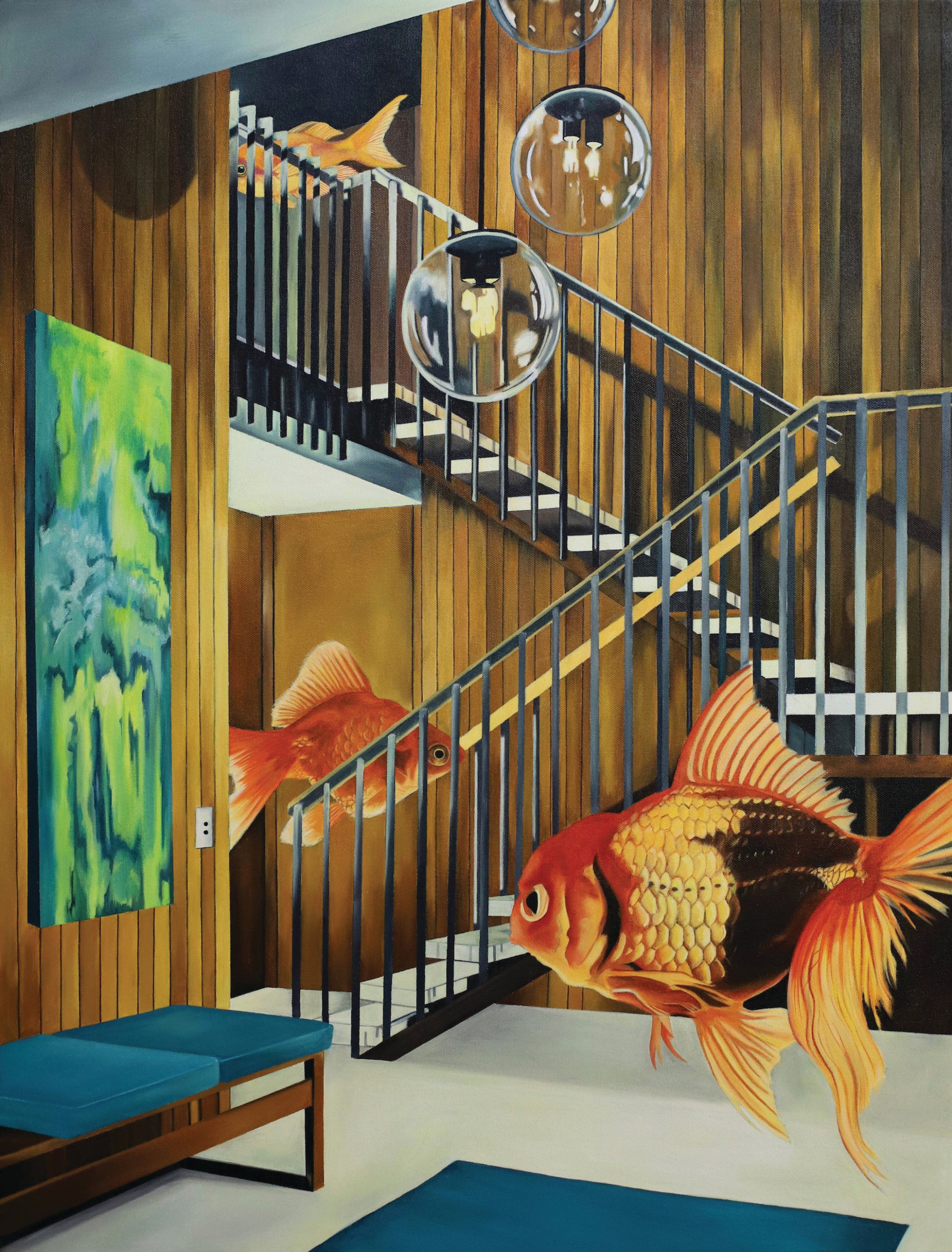 Fish Ascending a Staircase by Emily Andrews