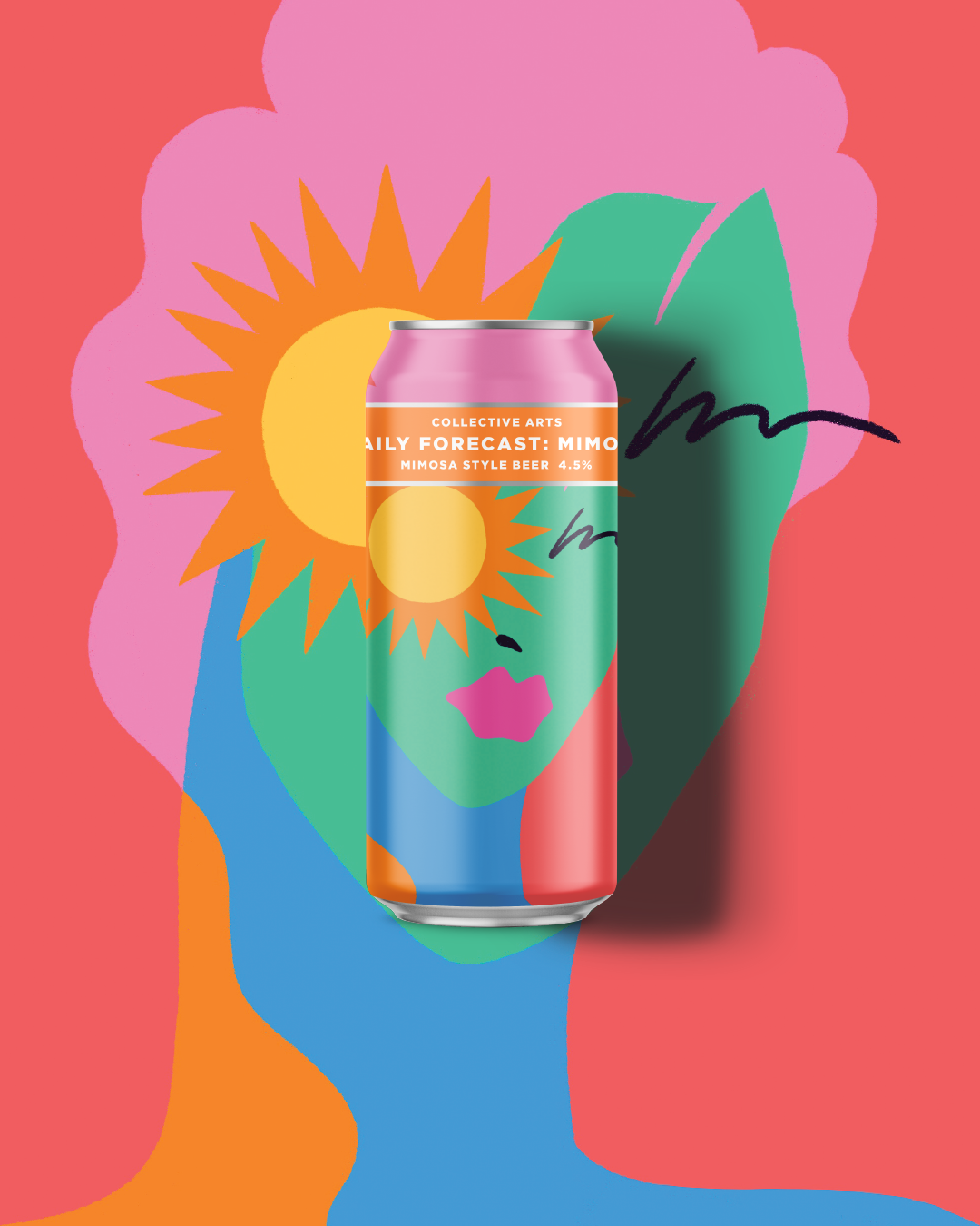 Here comes the sun on Daily Forecast: Mimosa Cans