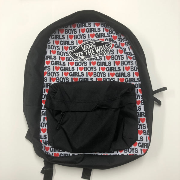 VANS BACKPACK RED SILVER– Relief Skate Supply