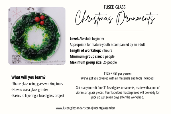 Christmas ornament workshop