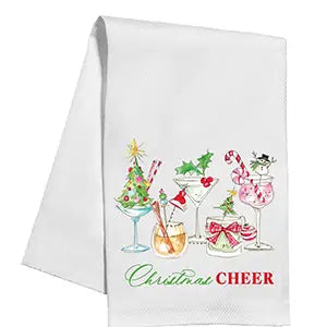 Christmas Cheer Dish Towel - The Pink Zinnia