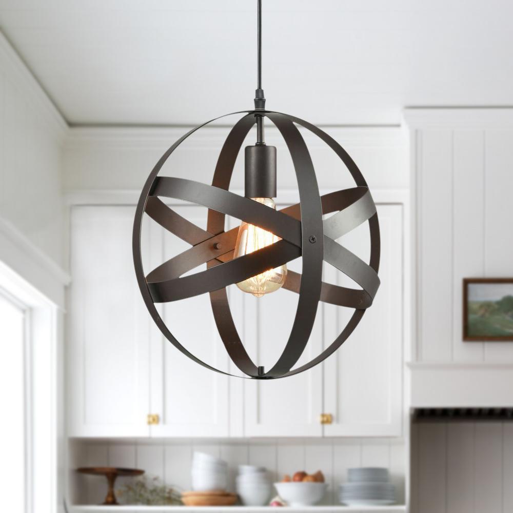 Industrial Pendant Light Thehouselights Single Pendant Light   Kitchens N Lights Industrial Style Kitchen 1 Light Single Globe Pendant Light Pendants Default Title 667705 