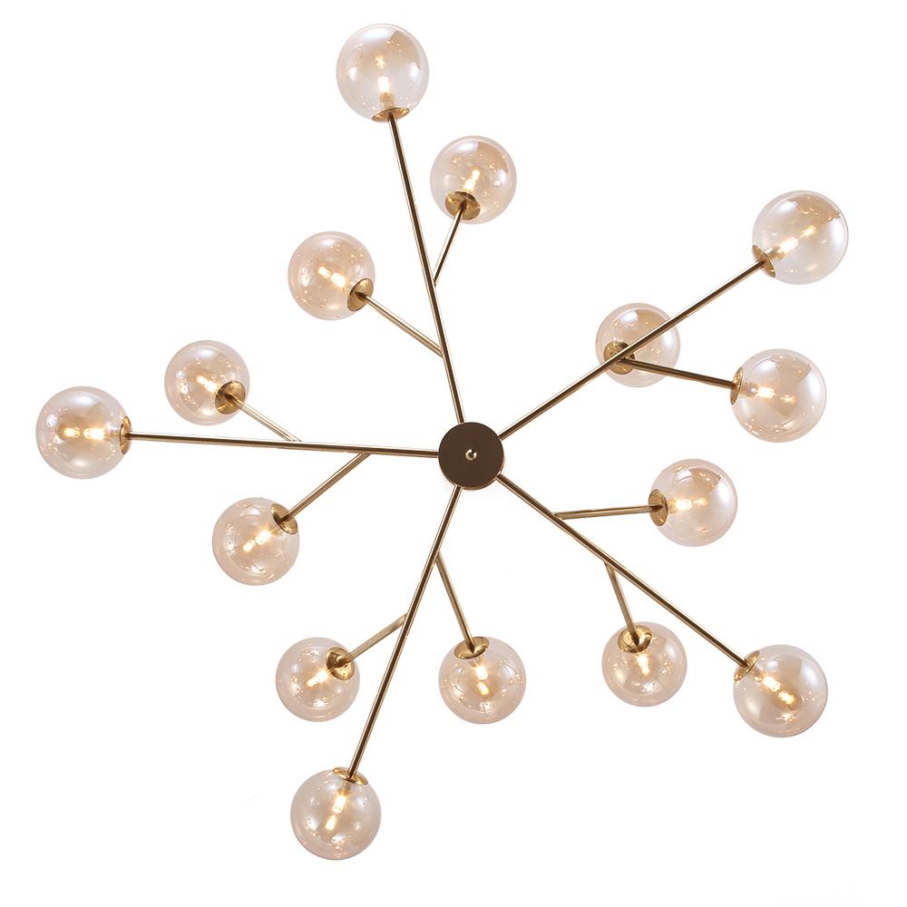 linear bubble chandelier