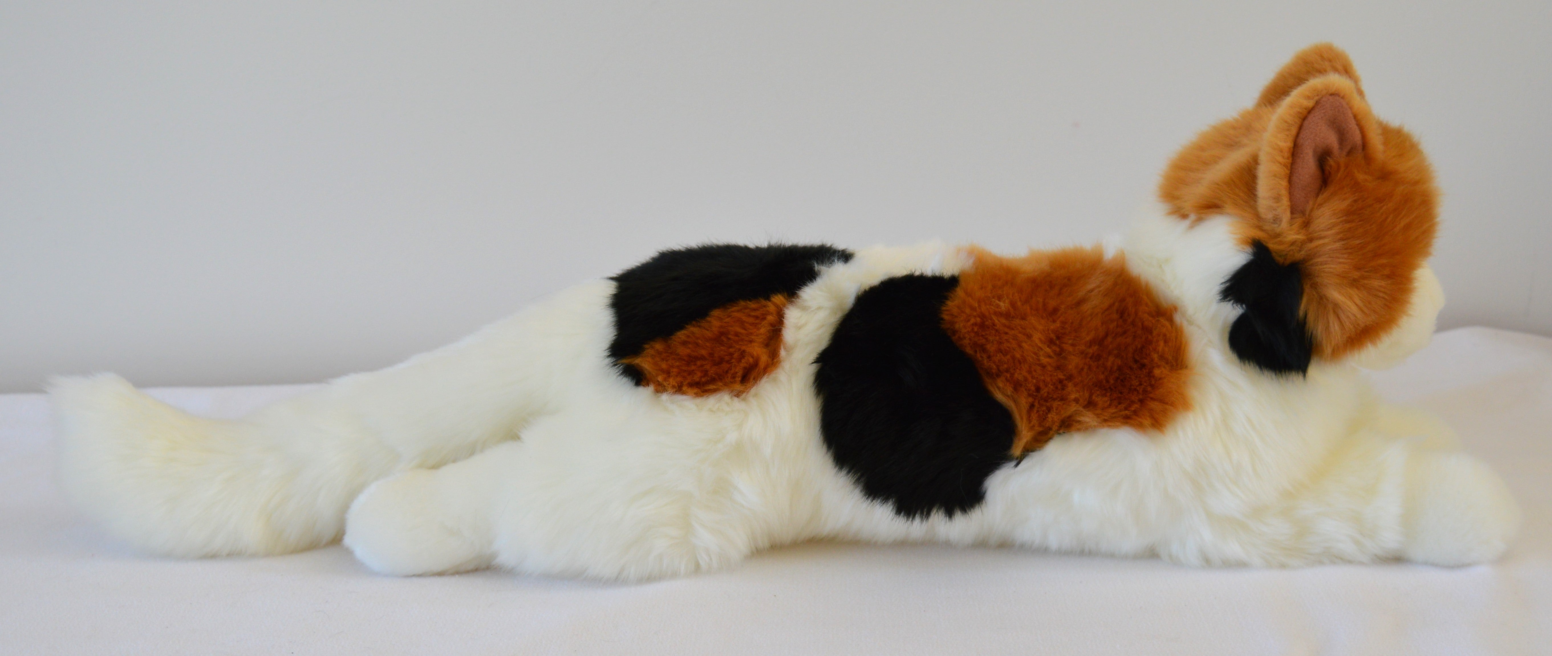 stuffed calico cat toy