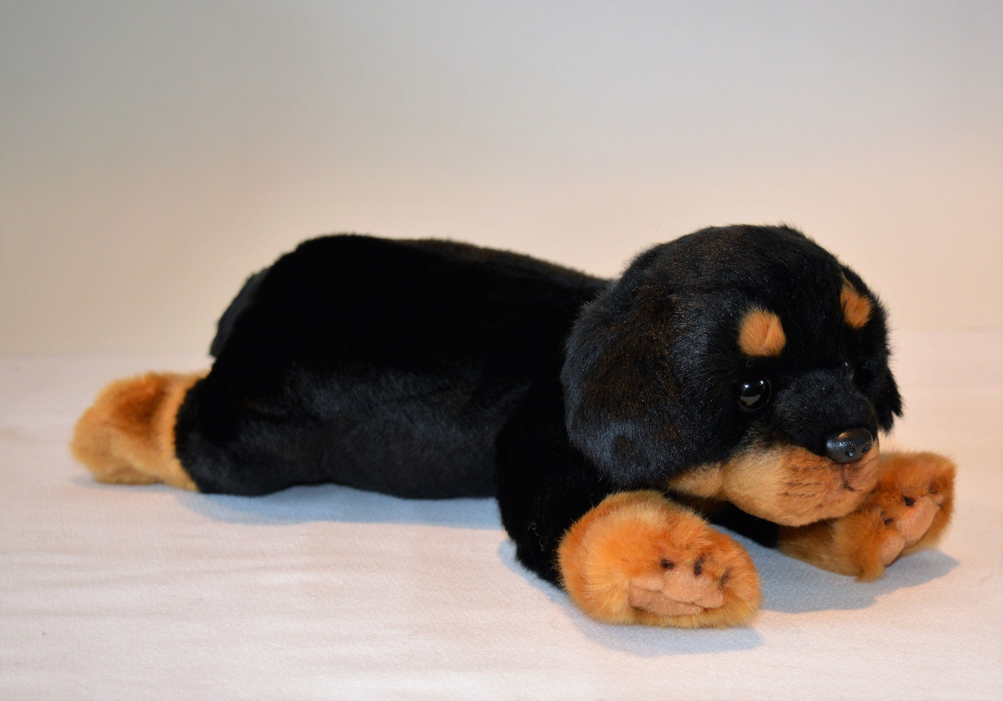 stuffed rottweiler puppy