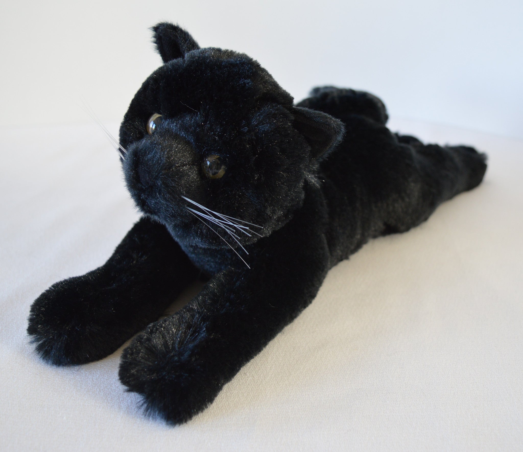 black kitty stuffed animal