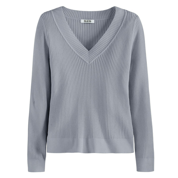 Lucky Brand Women's Cloud Soft V-Neck Sweater Heather Grey, US XL (US 12-14)