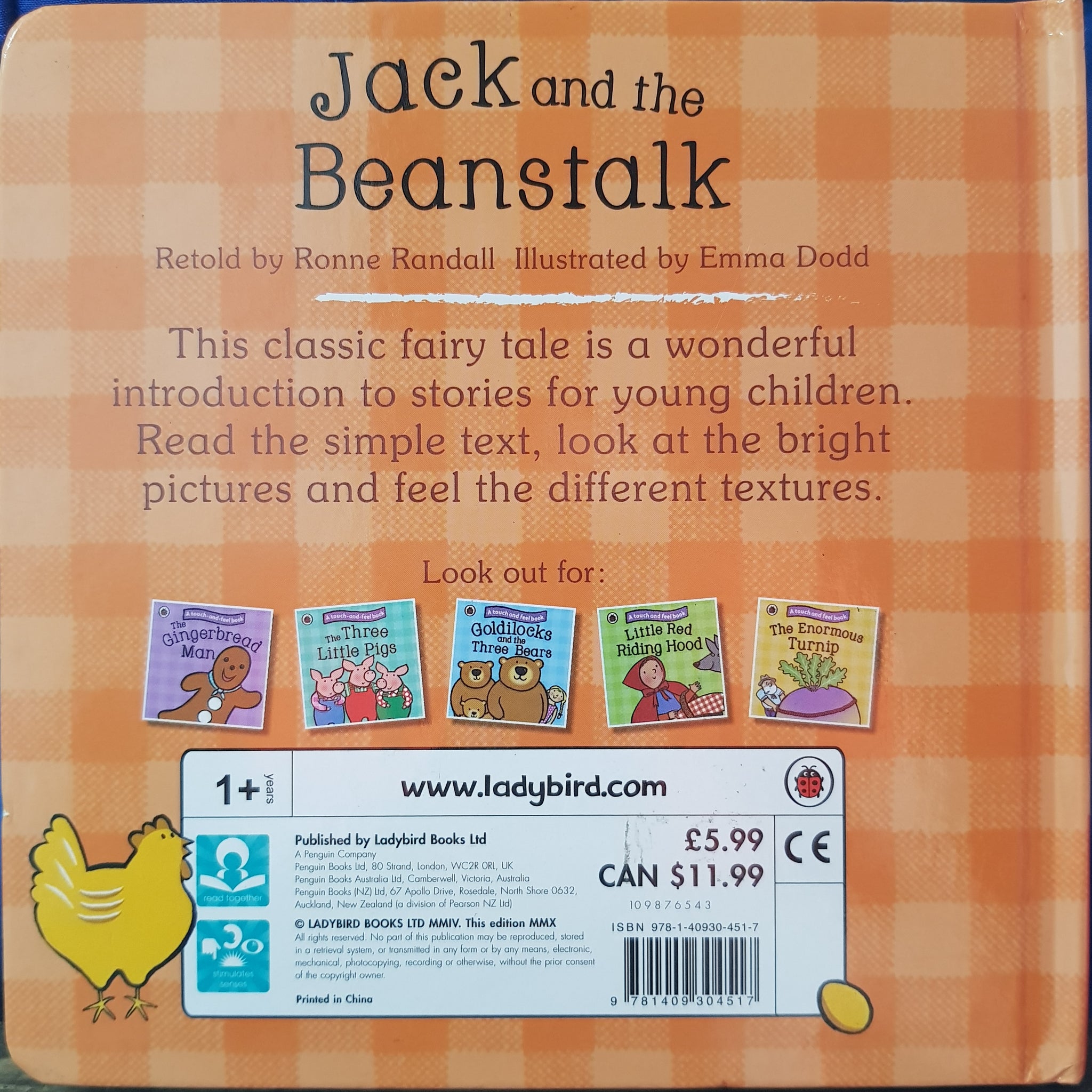 Jack and the Beanstalk - Ronne Randall & Emma Dodd – Evernew Book Store