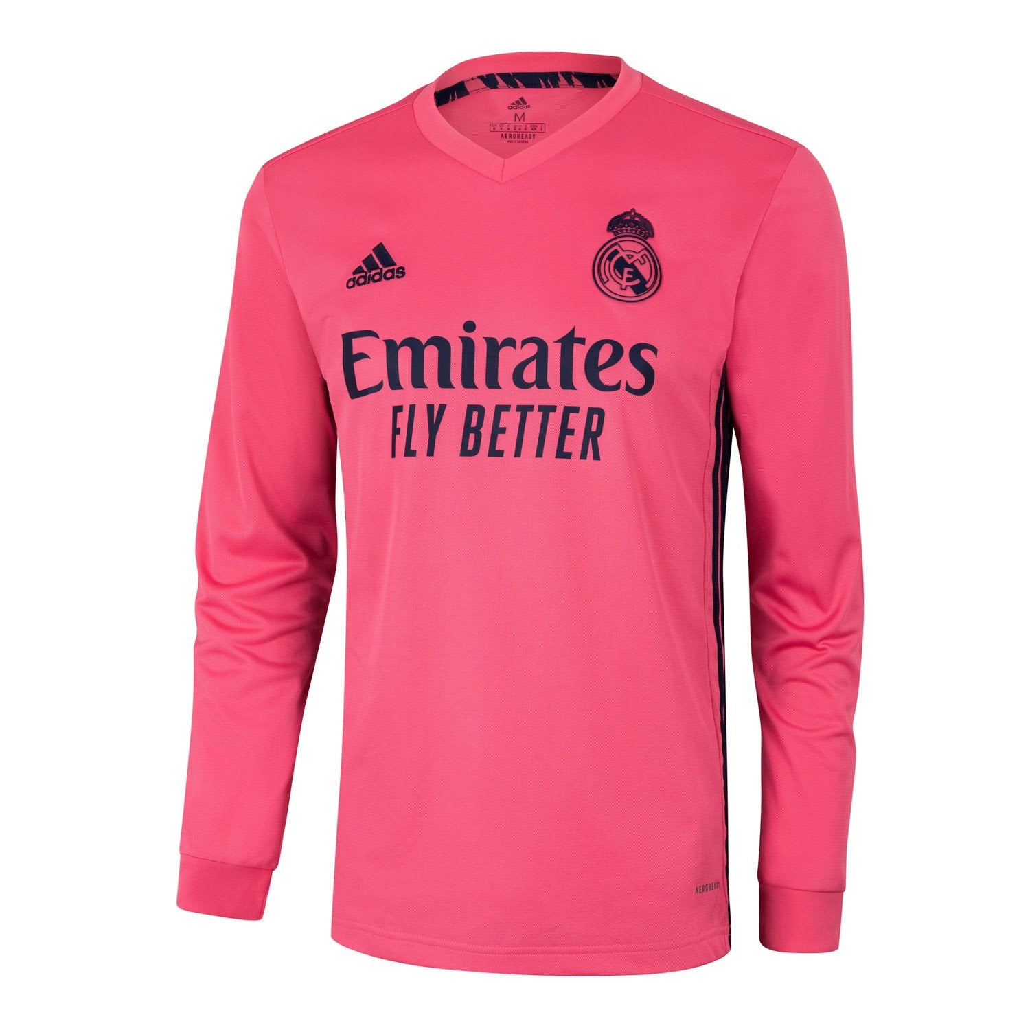 メンズreal Madrid アウェイシャツ 21 ピンク長袖 Real Madrid Cf Jpショップ