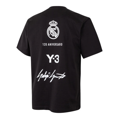 Y-3 real madrid コラボ Tシャツ 黒 S-