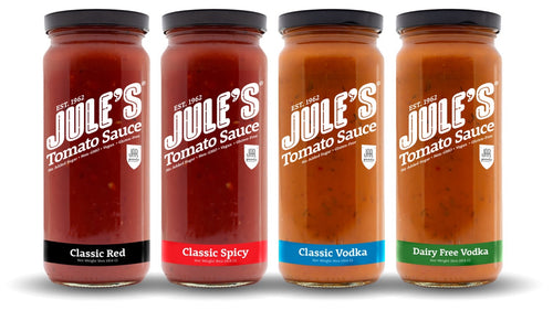 Jar Goods pasta sauce comes in 4 delicious flavors