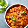 Gnocchi and tomato sauce