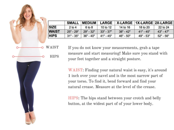 Sizing Guide – Svelte