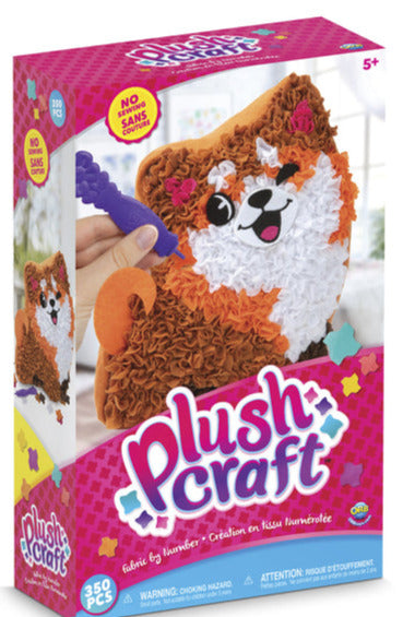 Buy PlushCraft Craft by Numbers Fabric Pillow Kit - Husky