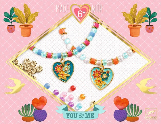 Djeco, Heart Heishi Bracelet Making Kit