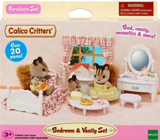Calico Critters Furniture Bedroom Vanity Set Treasure Island
