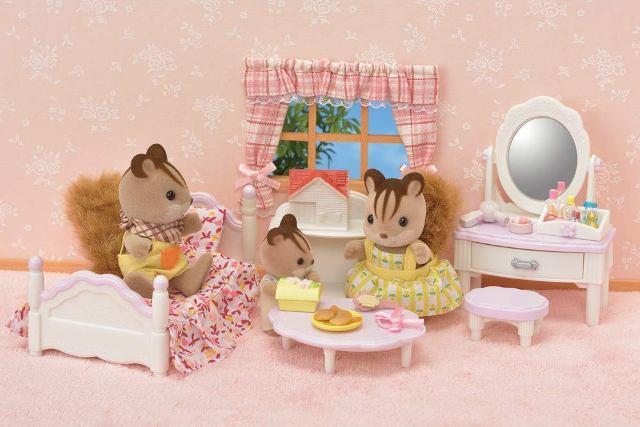 Calico Critters Furniture Bedroom Vanity Set Treasure