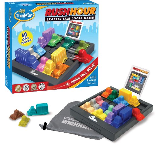 Ravensburger ThinkFun Rush Hour Gioco da viaggio magnetico - Giochi di  viaggio