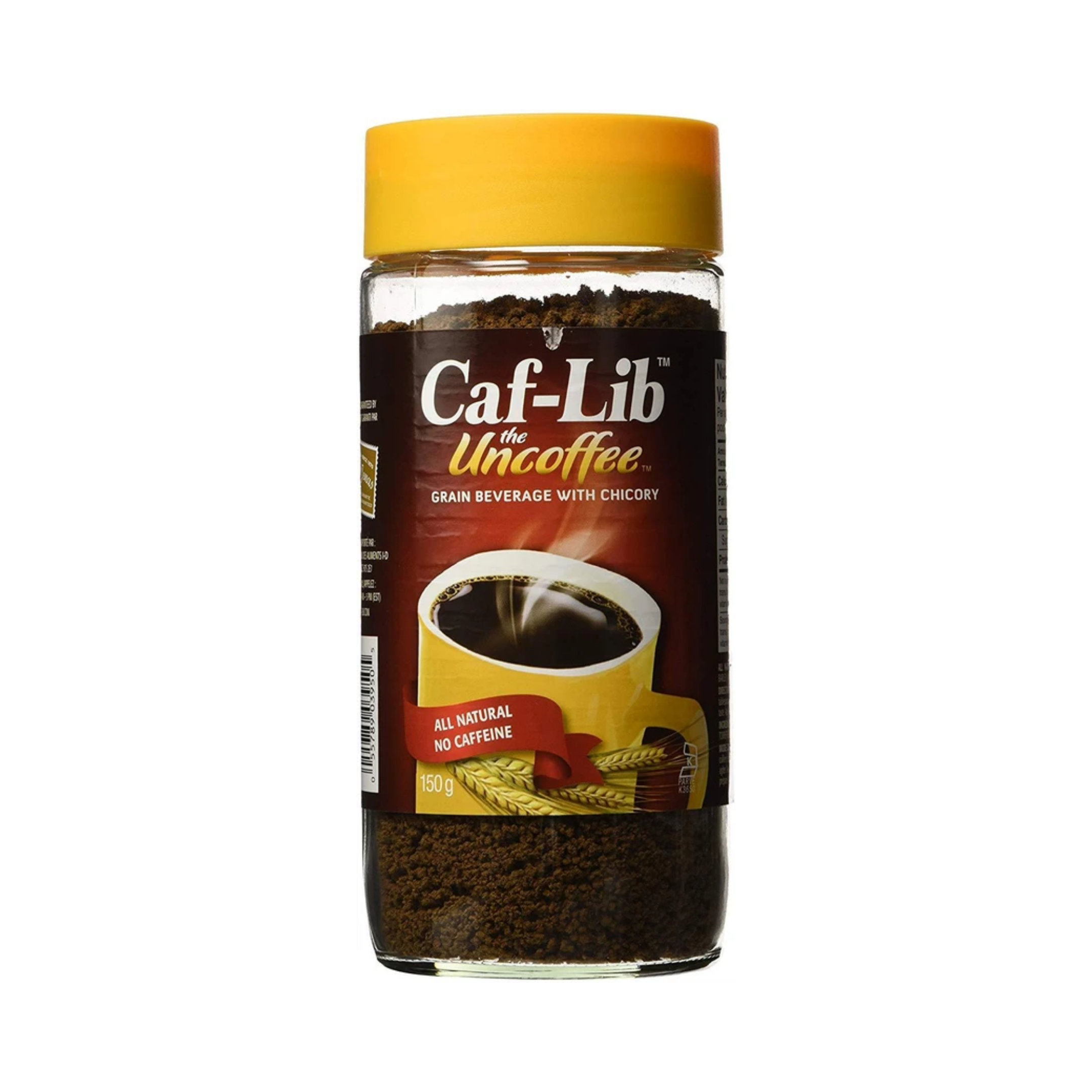 Caf-Lib Original Blend Coffee Alternative with Barley and Chicory 150 ...