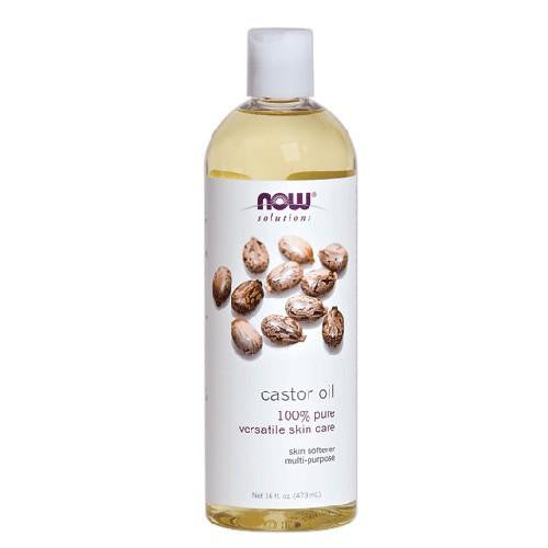 NOW CASTOR OIL 100% PURE 473ML | Paris Natural Foods