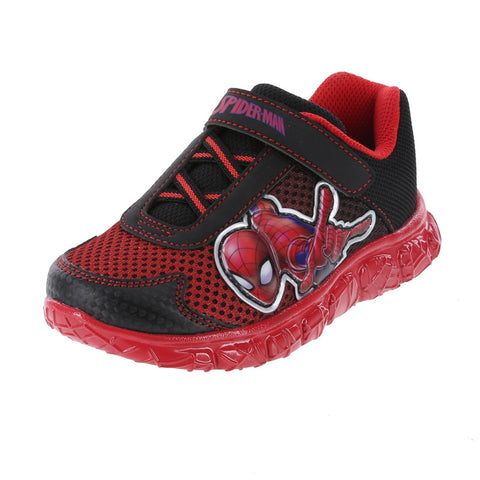 boys spiderman light up shoes