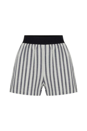 Roman Women's Striped Elastic Waist Shorts Original. 1