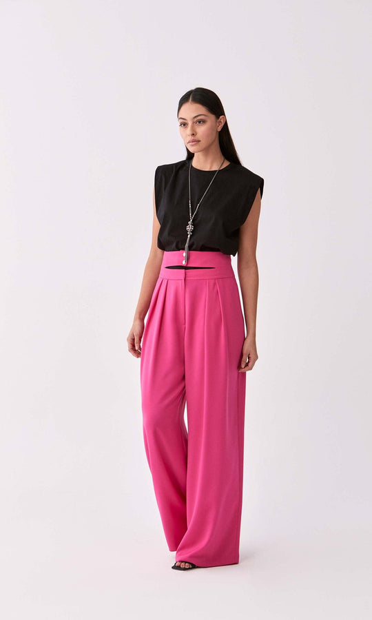 Roman Tripple Button Wide Leg Pant. 1