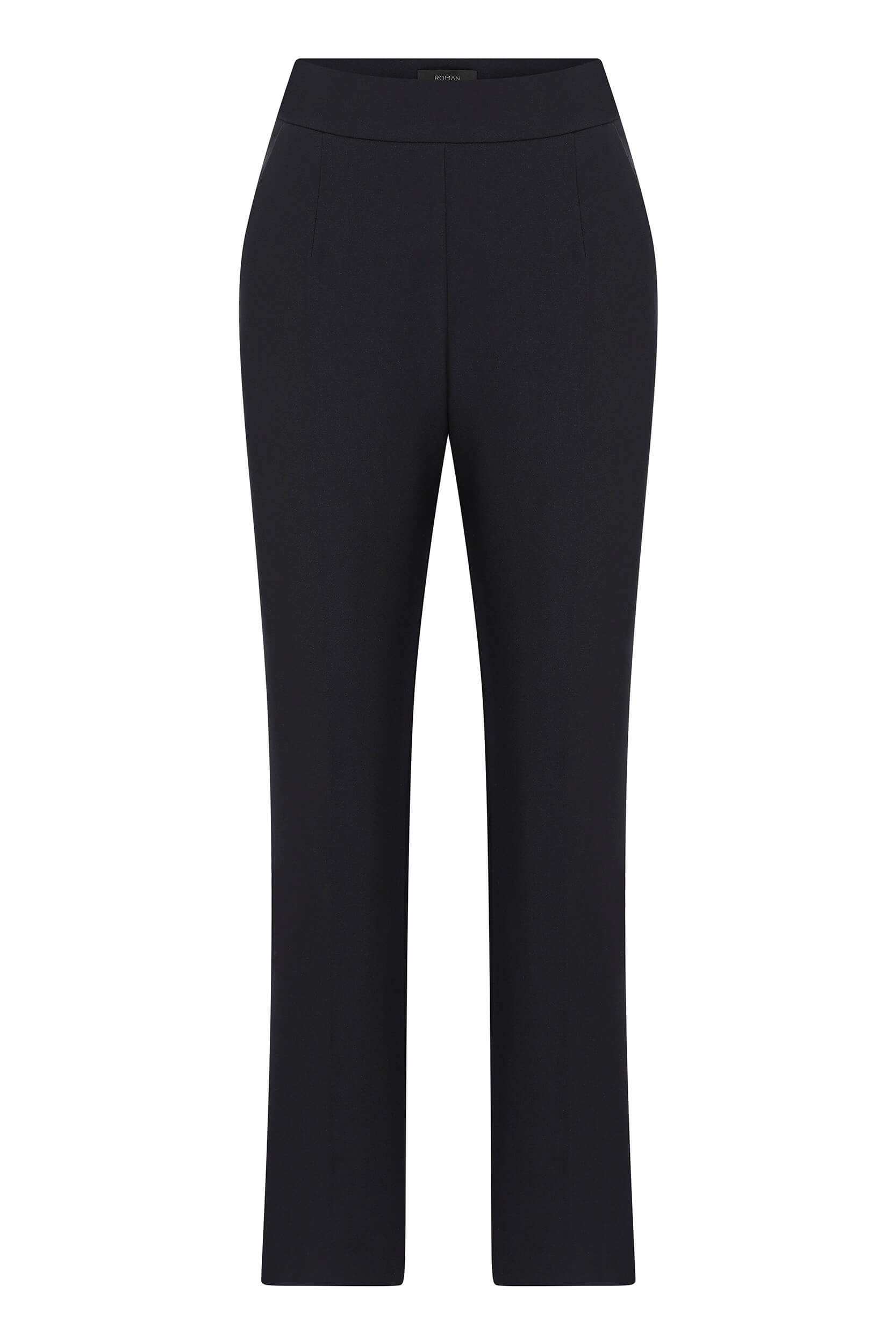 Polyester Plain Women Navy Blue Smart Flared Solid Parallel Trousers at Rs  295/piece in New Delhi