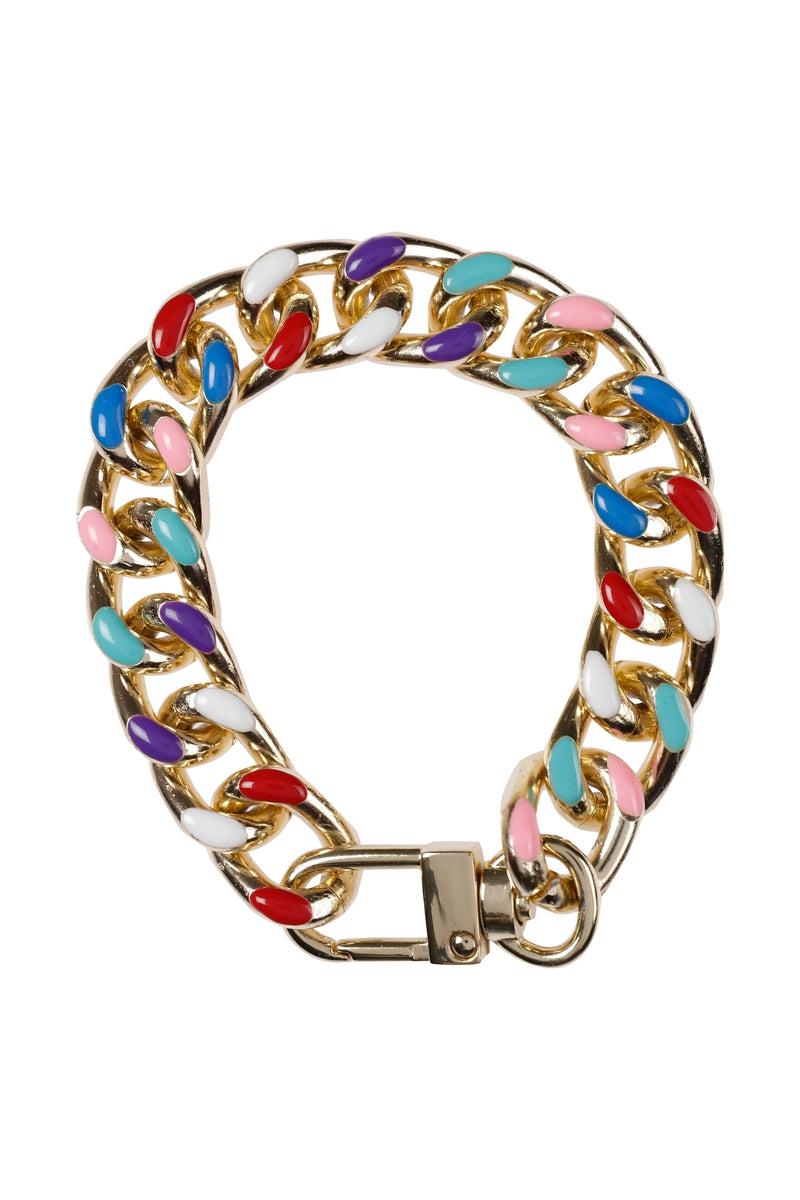Roman Colorful Chain Bracelet. 2
