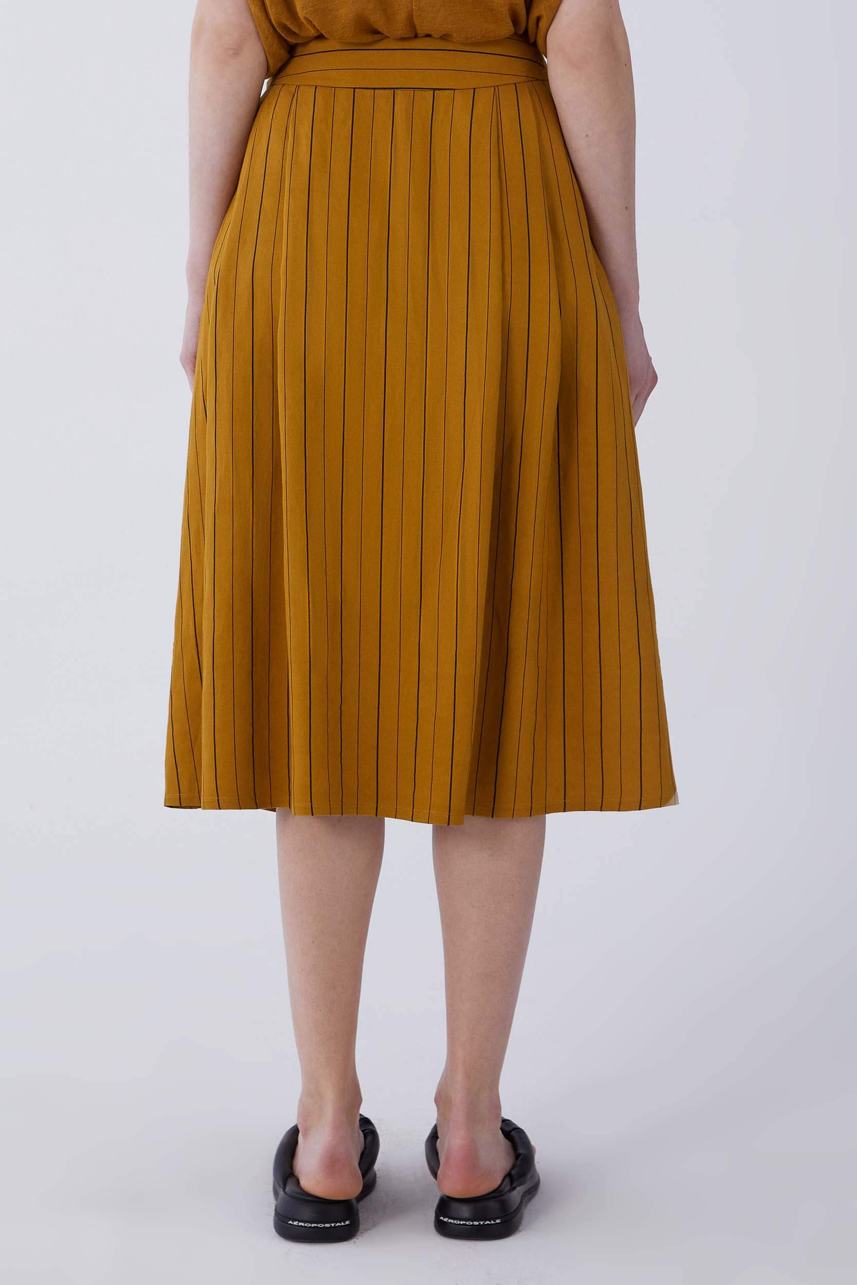 Viscose Midi Skirt