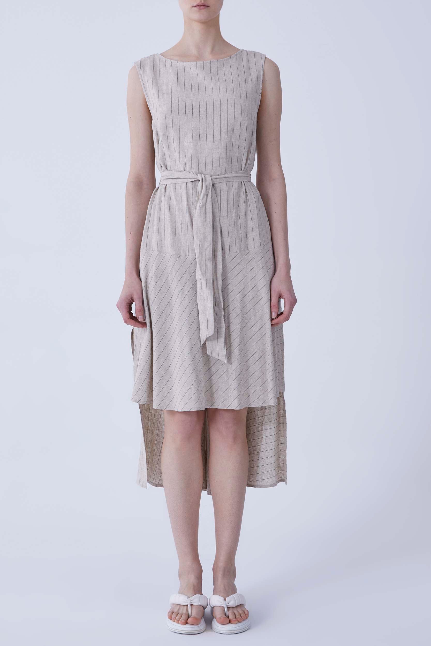 Roman Tailed Viscose Dress. 2