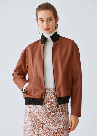 Roman Straight Cuff Bomber Jacket. 1