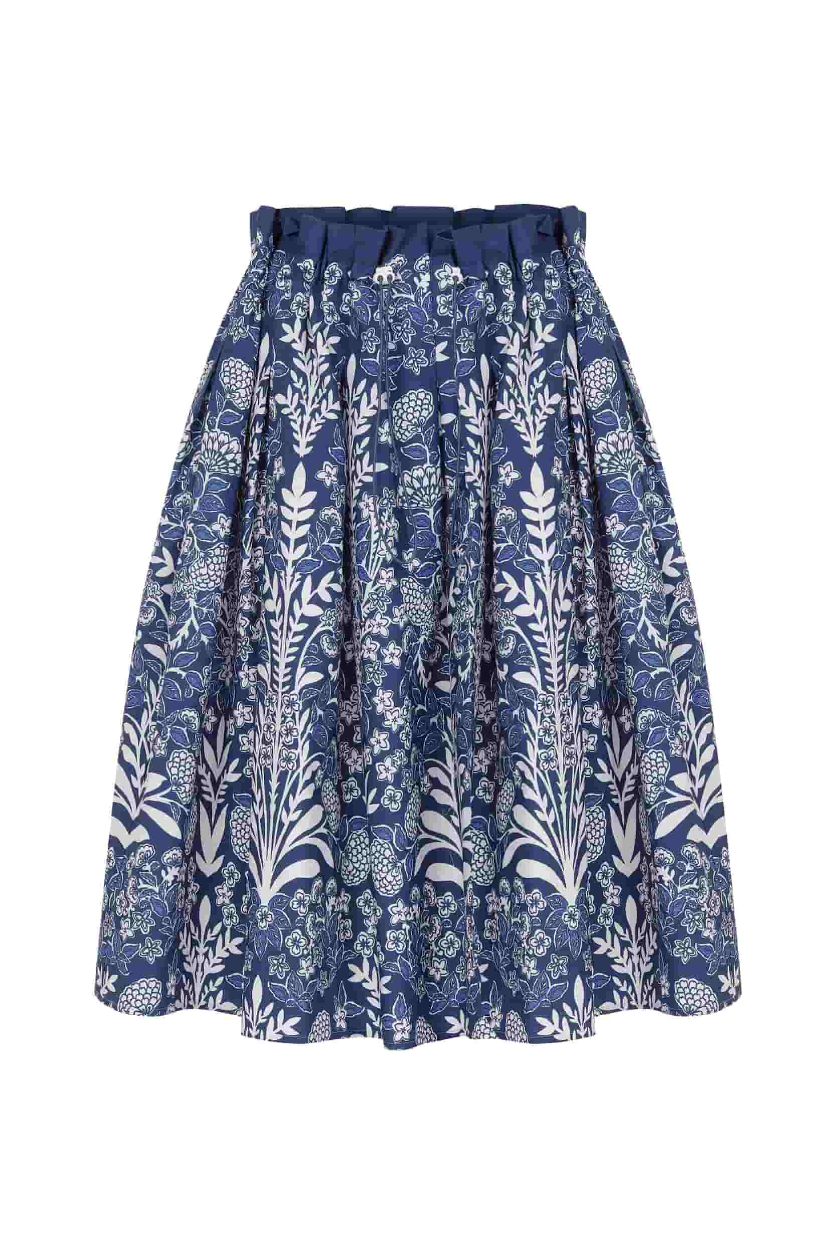 Roman Flower Garden Printed Skirt. 2