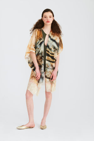 Roman Boho Tie Dye Kimono. 1