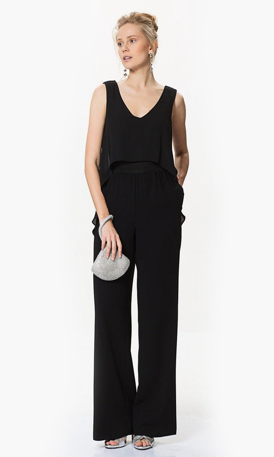 roman black jumpsuit