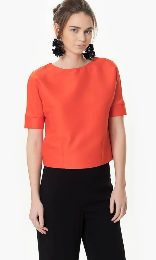 Roman Orange Blouse. 1