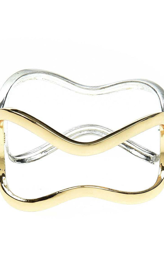 Roman Cutout Contrast Cuff. 1