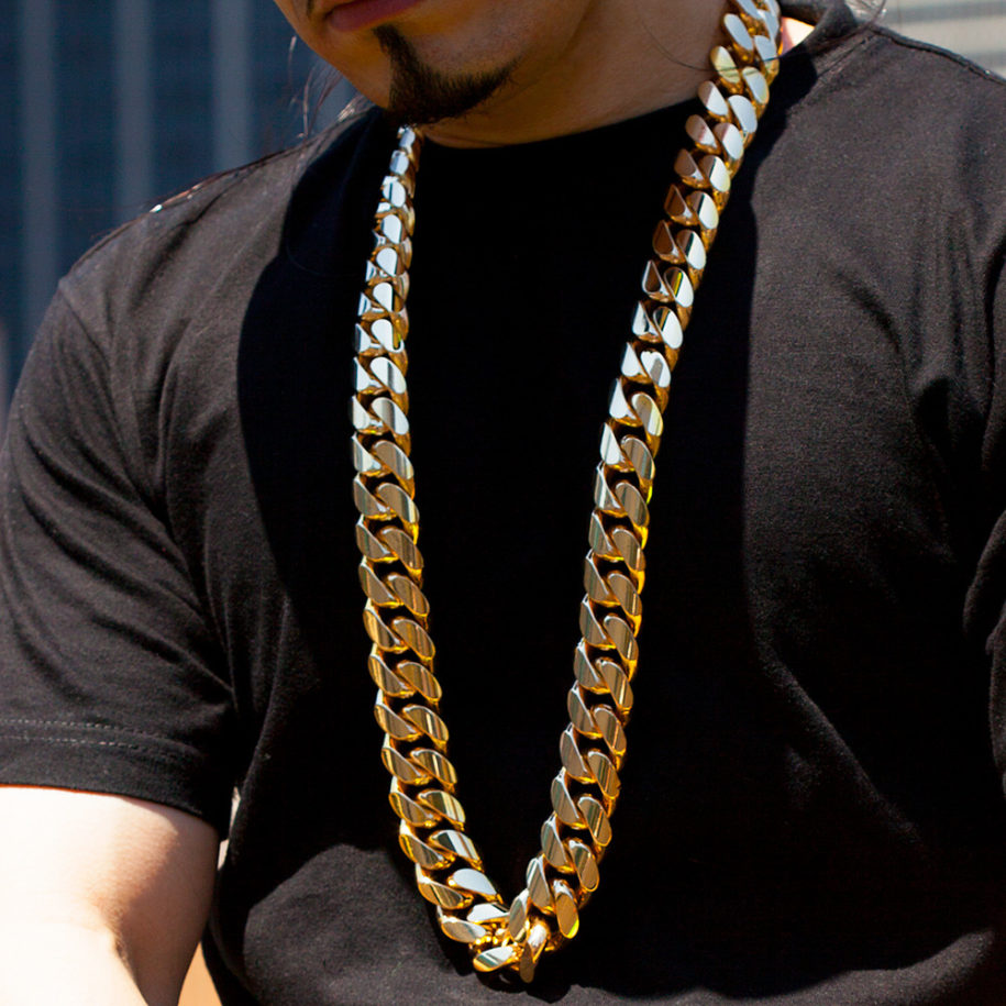 cuban necklace 14k gold