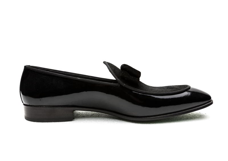 Custom Sting Newman Collection Black Shoe | Rex Fabrics