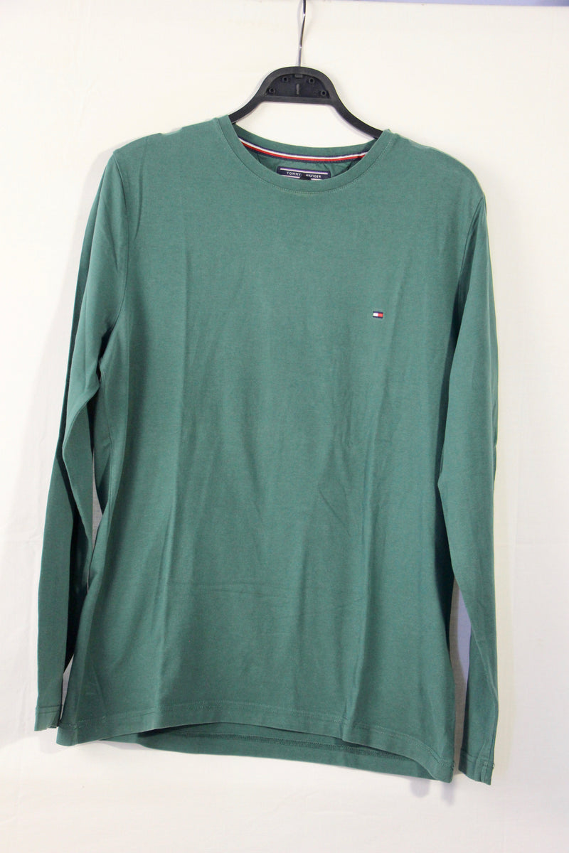 olive green tommy hilfiger t shirt