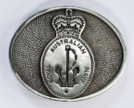 Royal Australian Navy Pewter - Tri Service Plaque, Keyring & Belt ...