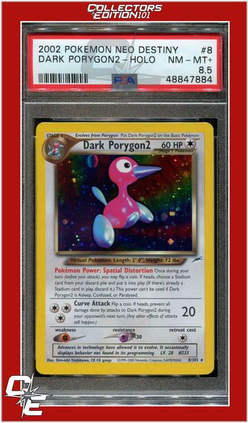 Neo Destiny 1 Dark Ampharos Holo PSA 9 | Collectors Edition 101