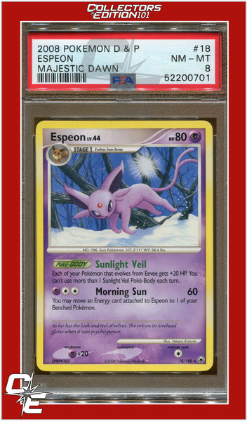 Pokemon Card : Leafeon Holo Majestic Dawn 海外 即決-