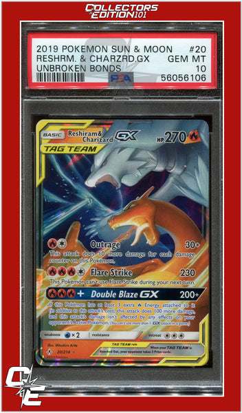 Reshiram & Charizard GX #194 Prices, Pokemon Unbroken Bonds